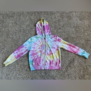 Girls / Women’s Tye-Dye Zip Up Jacket